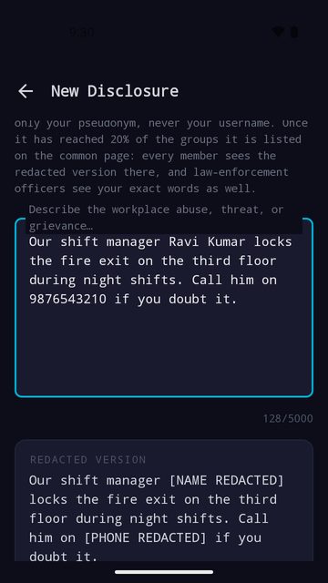 ExiThreat redacted disclosure
