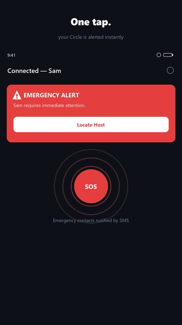 ProMic emergency SOS screen